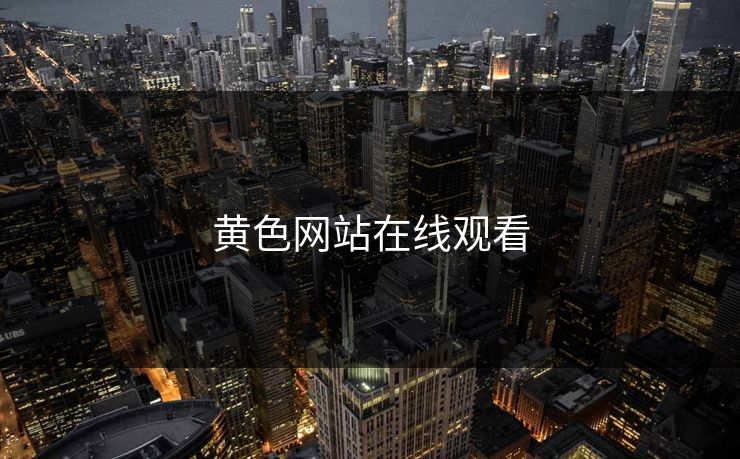 黄色网站在线观看